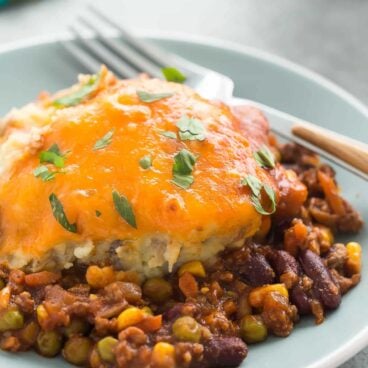 bbq chili shepherd's pie