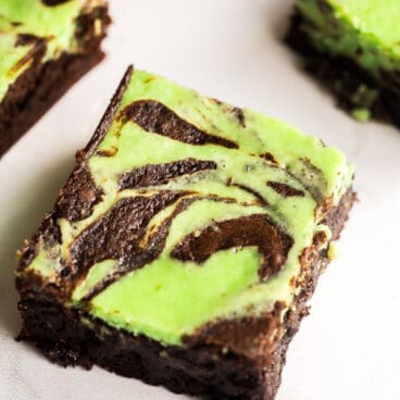 mint brownies piece